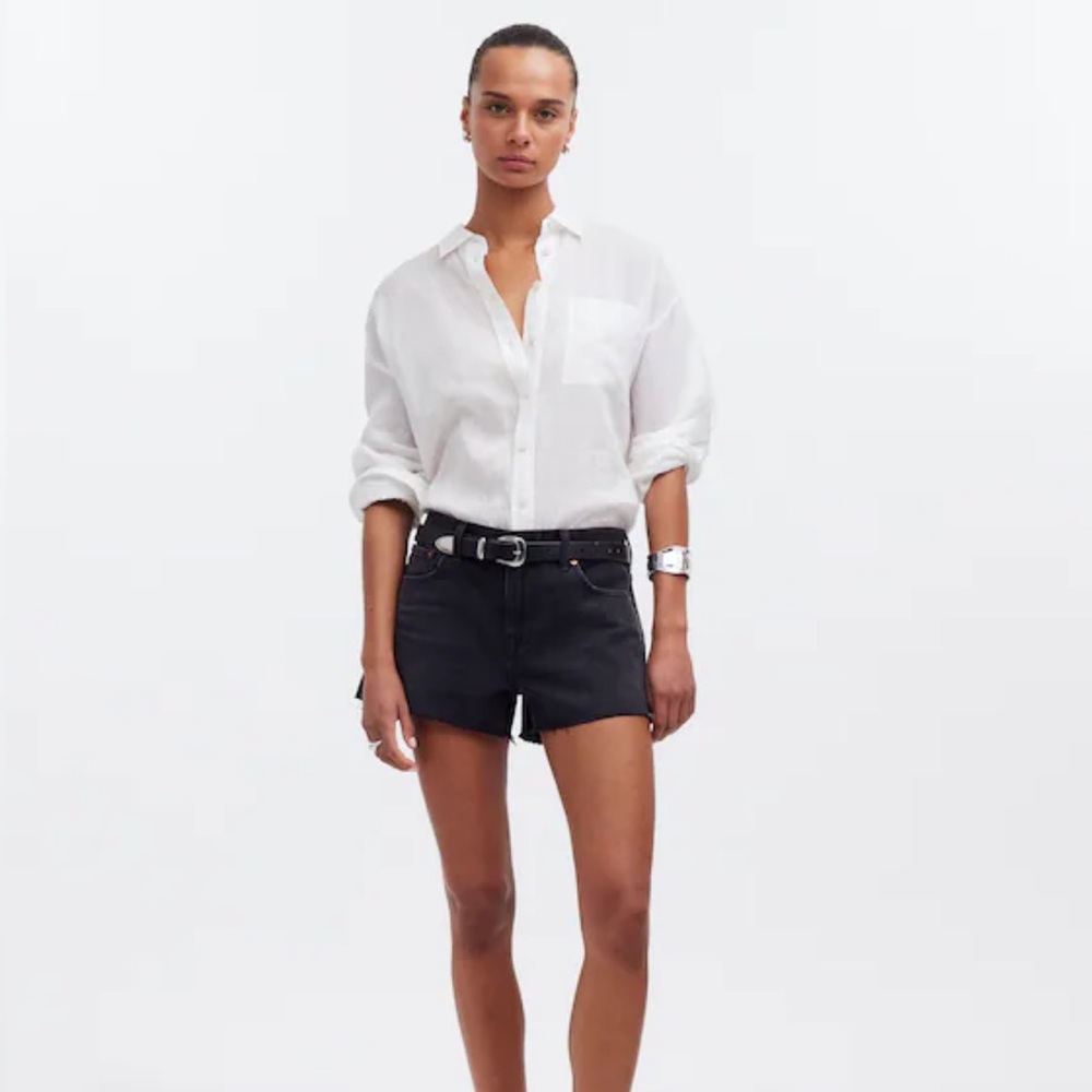 Madewell // NWOT The Oversized Shirt - Picture 2 of 10